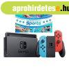 Nintendo Switch Neon + Switch Sports + 12 havi elfizets