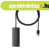 Baseus Lite Series 4 az 1-ben USB - 4x USB 3.0 hub, 1m (feke