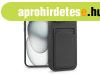 Apple iPhone 15 szilikon htlap krtyatartval - Card Case -