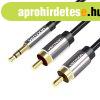 Vention audiokbel Mini Jack 3,5 mm x 1, RCA x 2, 2 m