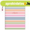 Hatridnapl Colors A5 heti, fehr lapokkal Stripes Dayline