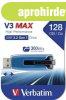 Pendrive, 128GB, USB 3.2, 175/80 MB/s, VERBATIM "V3 MAX