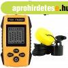 Fish Finder LCD kijelzs hordozhat halradar