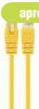 Gembird CAT5e U-UTP Patch Cable 0,25m Yellow