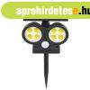 Napelemes s mozgsrzkels kerti COB LED lmpa, 64 leddel 