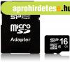 Silicon Power 16GB microSDHC Class 10 + adapterrel