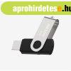 HIKSEMI Pendrive 4GB M200S "Rotary" USB 2.0, Szrk