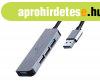 Gembird UHB-U3P1U2P3-01 4-port 1xUSB3.1 + 3xUSB2.0 Aluminium