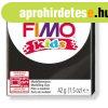 Gyurma, 42 g, gethet, FIMO "Kids", fekete