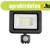 Nedes Led Reflektor 30W 4000K IP65 Fekete Mozgsrzkelvel