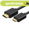 Ugreen Hd108 Mini Hdmi - Hdmi Kbel 4K60Hz 1,5 M (Fekete)