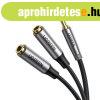 UGREEN AV191 AUX Audio eloszt, 3,5 mm-es jack kbel, 20 cm 