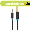 Audiokbel TRS 3.5mm - 6.35mm Vention BABBH 2m, Fekete