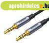 UGREEN 3,5 mm-es AUX jack kbel, 1,5 m (fekete)