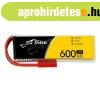 Akumultor Tattu 600mAh 3,7V 30C 1S1P JST