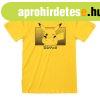 Unisex rvid ujj pl Pokmon Pikachu Katakana Srga MOST 1