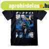 Rvid ujj pl Batman Manga Cover Fekete Unisex MOST 16606 