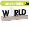 Vilgt dekorci DKD Home Decor World Fekete Fm Fa MDF 30