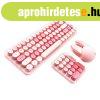 MOFII Wireless Keyboard+Numeric Keypad+Mouse 3in1 2.4G (Pink