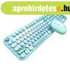 MOFII Lovely 2.4G Wireless Keyboard + Mouse Set (Blue)