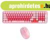 MOFI Baby Bear Wireless Keyboard + Mouse Set (pink)