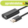 UGREEN US121 USB 2.0 hosszabbt kbel, aktv, 10m (fekete)