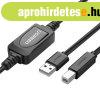 UGREEN US122 USB 2.0 A-B nyomtatkbel, 10 m (fekete)