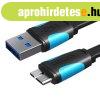 Flat USB 3.0 A to Micro-B cable Vention VAS-A12-B025 0.25m B