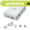 Docking station / wall charger INVZI GanHub 100W, 9in1 (whit