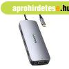 HUB 8in1 MOKiN USB-C VGA+2xHDMI (silver)