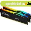 Kingston 64GB DDR5 5200MHz Kit(2x32GB) Fury Beast RGB Black