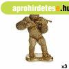 Dekoratv Figura Gorilla Heged Aranysrga 16 x 40 x 30 cm (