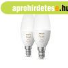 LED Izzk Philips Paquete doble E14 Fehr G E14 470 lm (6500