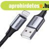 UGREEN Lightning - USB kbel, 2.4A, US199, 1.5m (fekete)