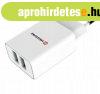 Swissten Hlzati Tlt Adapter, 2 USB Port, Smart IC, 2.1 A