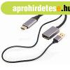 DisplayPort HDMI Adapter GEMBIRD A-HDMIM-DPF-02 Fekete 4K Ul