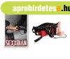  SEXXBIAN 6" VIBRATING DONG & HARNESS 