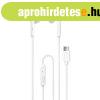 Dudao wired headphones USB Type C 1.2m white (X3B-W)