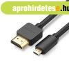 Ugreen cable Micro HDMI - HDMI cable 3m black (HD127)