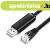 Ugreen console cable USB - Ethernet RJ45 1.5m black (CM204)