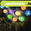 Napelemes lampion fnyfzr (10 db sznes lampion, hidegfeh