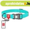 Waterproof glowing dog collar with QR passport WAUDOG 40 mm 