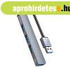 Orico AH-A13 USB-rl 4x USB 3.0 hub adapterre (szrke)