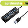 Orico Hub USB 4x USB 3.0, 5 Gbps, 0,15m (fekete)