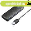 Orico Hub USB-A 4xUSB-A 3.0 - fekete