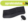 V7 CKW500BT Bluetooth Ergonomic Keyboard and Mouse Combo Bla