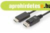 Assmann DisplayPort adapter cable, DP - HDMI type A 3m Black