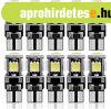 SMD-T10-5SMD - 10db-os helyzetjelz CANBUS - 12V