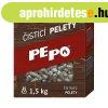 Tisztt pellett PE-PO 1,5 kg-os, koromeltvolt fstcs, 