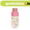 BPA mentes manyag kulacs ICE Pink Flower 570ml - Quokka